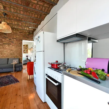 Galata Tower Is Almost In Your Bedroom And In The Balconies Rooftop Terrace With Golden Horn View דירה *